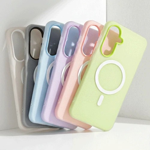 [HANATEC] 반투명 파스텔 마그네틱 케이스[맥세이프 호환]
